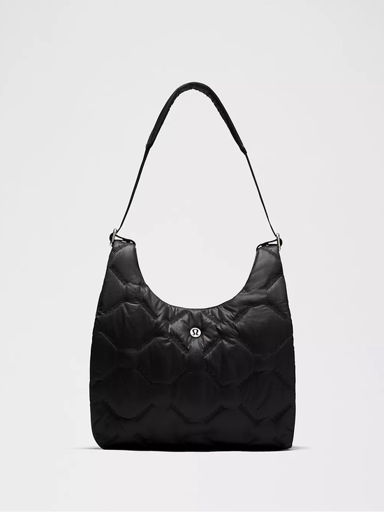 lululemon athletica Handbags - Lululemon Quilty Pleasures Mini Shoulder Bag Black NWT Water-Repellent 5L